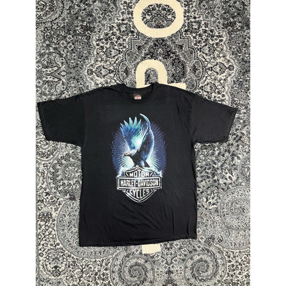 Vintage 2008 Y2K Harley Davidson tshirt Size X-Large Black